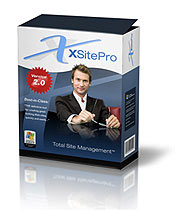 XSitePro website building software box