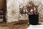 Colorful bin in Algeria