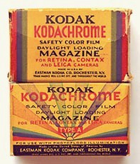 An old box of expired roll of Kodak film